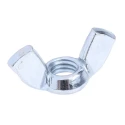 RS PRO 36 mm Bright Zinc Stainless Steel Wingnut, M8 521-888