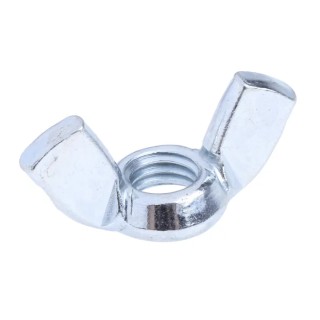 RS PRO 36 mm Bright Zinc Stainless Steel Wingnut, M8 521-888