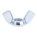 RS PRO 36 mm Bright Zinc Stainless Steel Wingnut, M8 521-888