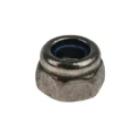 RS PRO Plain Stainless Steel Nylon Insert Locknut Size M3, Width 5.5mm, Overall Height 4mm, DIN 985 521-917