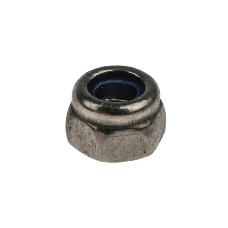 RS PRO Plain Stainless Steel Nylon Insert Locknut Size M3, Width 5.5mm, Overall Height 4mm, DIN 985 521-917