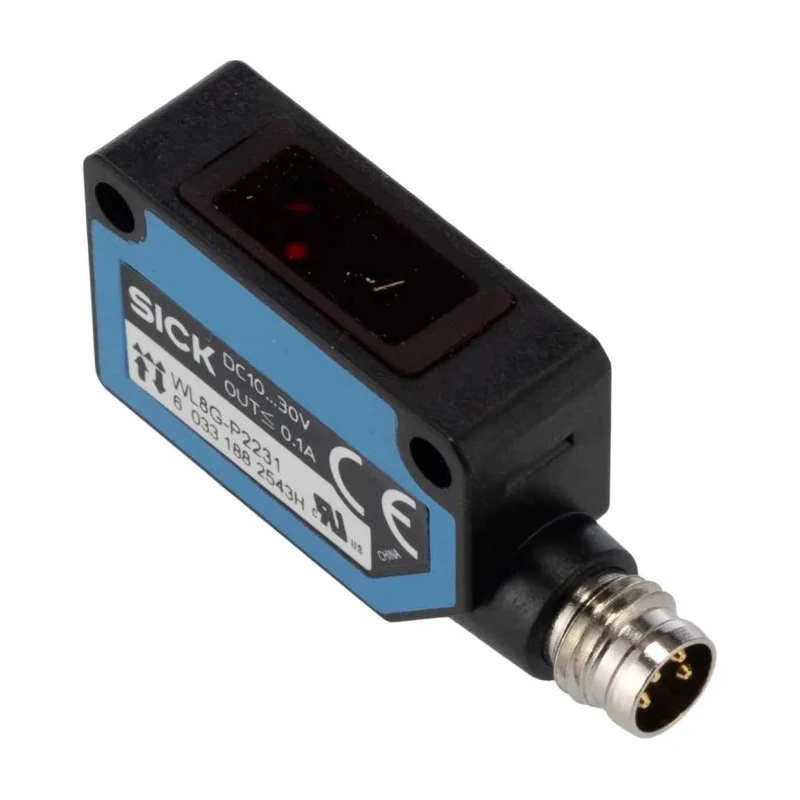 SICK Retroreflective Photoelectric Sensor Block, 3 m Detection Range, PNP Output, IP67, WL8G-P2231