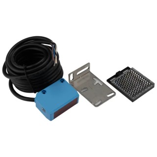 SICK Retroreflective Photoelectric Sensor Block Style, 12 m Detection Range, Relay Output, IP67, WL250-2R1631