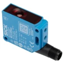SICK Retroreflective Photoelectric Sensor, Block Sensor, 7 m Detection Range, PNP Output, IP69K/IP67/IP66, Metal WL12-3P2441