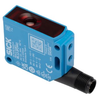SICK Retroreflective Photoelectric Sensor, Block Sensor, 7 m Detection Range, PNP Output, IP69K/IP67/IP66, Metal WL12-3P2441