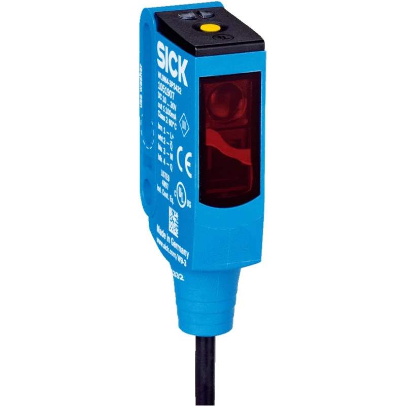 SICK Retroreflective Photoelectric Sensor Block Style 5 m Detection Range PNP Output IP66 IP67 IP69K WL9M4-3P3432