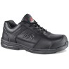 Rockfall Zinc Unisex Black Non-Metallic Safety Shoes Size UK 9 EU 43 RF002/009