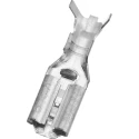 RS Pro Silver Uninsulated Female Spade Connector Crimp 4.75 x 0.8 mm Tab Size 20 AWG to 14 AWG 205-5294