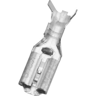 RS Pro Silver Uninsulated Female Spade Connector Crimp 4.75 x 0.8 mm Tab Size 20 AWG to 14 AWG 205-5294