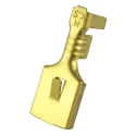TE Connectivity RS PRO Gold Uninsulated Female Spade Connector, Crimp, 6.35 x 0.8 mm Tab Size 18 AWG to 16 AWG 205-5304