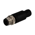 RS PRO Circular Connector Cable Plug Male 4 Contacts M12 Connector IP67 30V 4A Nylon Housing 205-5978
