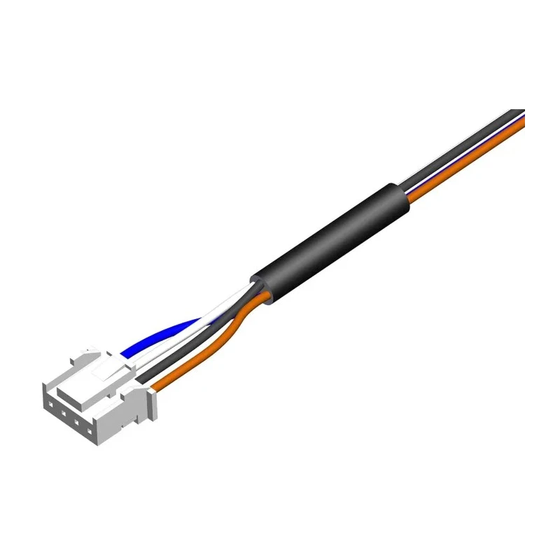 RS PRO Wire to Board Cable Male Sensor Connector to Free End, Black PVC Jacket, 2 m 205-5986