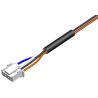 RS PRO Wire to Board Cable Male Sensor Connector to Free End, Black PVC Jacket, 2 m 205-5986