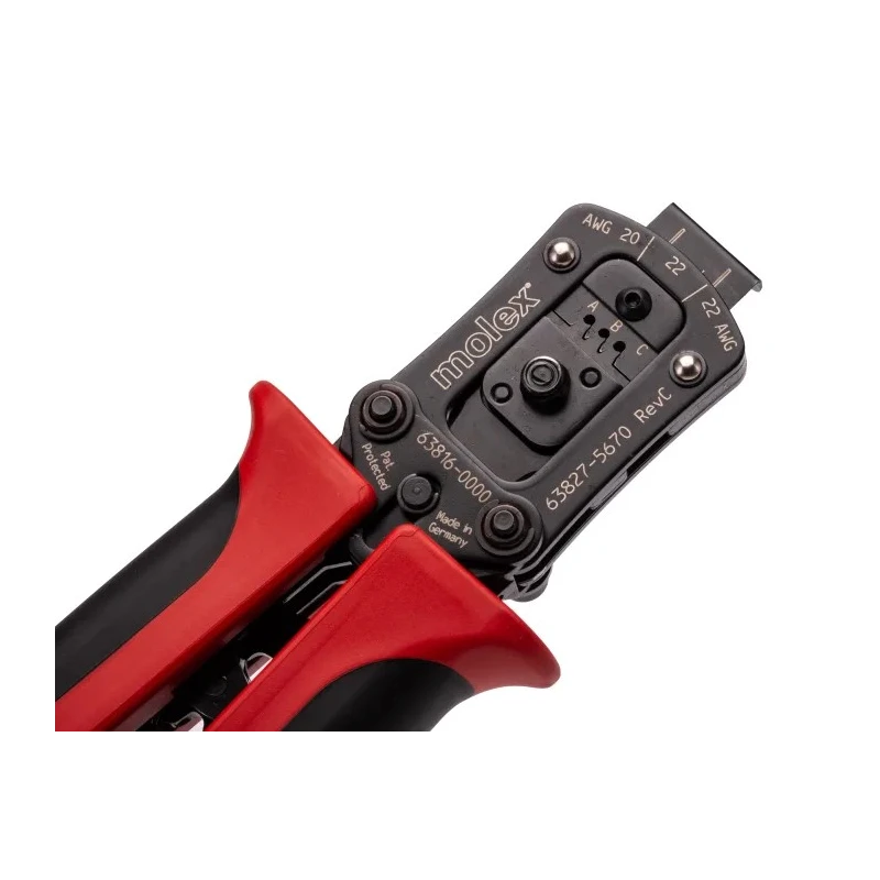 Molex Hand Crimp Tool for Nano-Fit Connector Contacts, 20-22 AWG Wire, 638275600