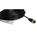 RS PRO Female 4 Way Straight to Unterminated Sensor Actuator Cable, 10 m, Polyurethane Jacket, Black, IP67, 250V 205-5992