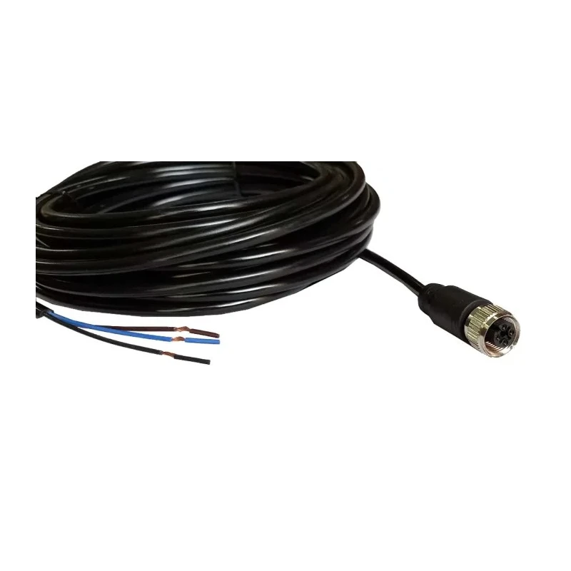 RS PRO Female 4 Way Straight to Unterminated Sensor Actuator Cable, 10 m, Polyurethane Jacket, Black, IP67, 250V 205-5992