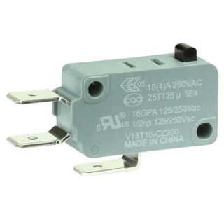 Honeywell Technologies Pin Plunger Micro Switch Quick Connect Terminal 16A 250V SPDT IP00 V15T16-CZ200A05