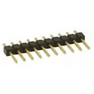 Amphenol Communications Solutions EconoStik Series Vertical Through Hole Pin Header 10 Contacts 2.54 mm 10129378-910001BLF