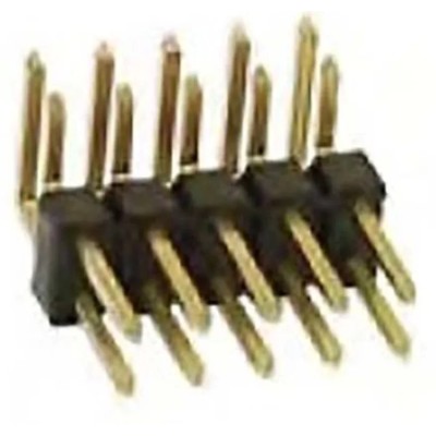 Amphenol Communications Solutions EconoStik Series Right Angle Through Hole Pin Header, 10 Contacts 10129382-910002BLF