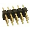 Amphenol Communications Solutions EconoStik Series Vertical Through Hole Pin Header, 10 Contacts, 2.54 mm 10129381-910001BLF