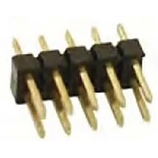 Amphenol Communications Solutions EconoStik Series Vertical Through Hole Pin Header, 10 Contacts, 2.54 mm 10129381-910001BLF