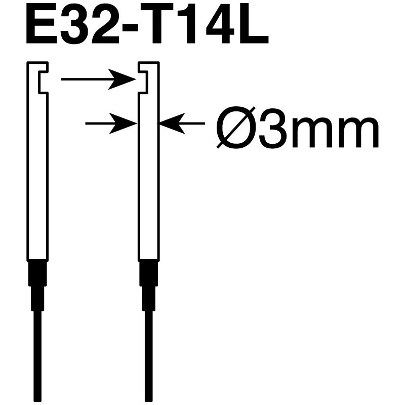 Omron Plastic Fibre Optic Sensor IP67, PE Housing, Cable Terminal, -40°C to 70°C, 35mm Length 