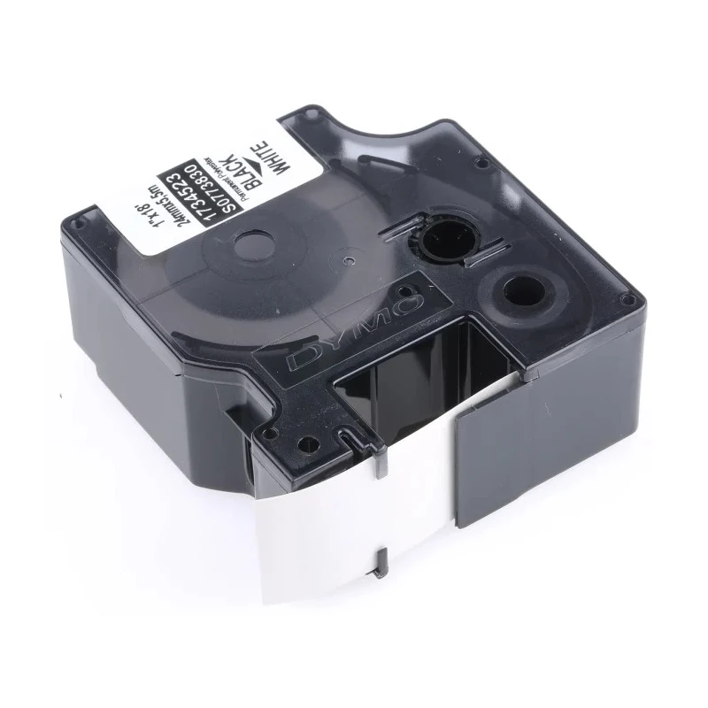Dymo Black on White Label Printer Tape 24 mm Width 5.5 m Length for Rhino 6000 1734523