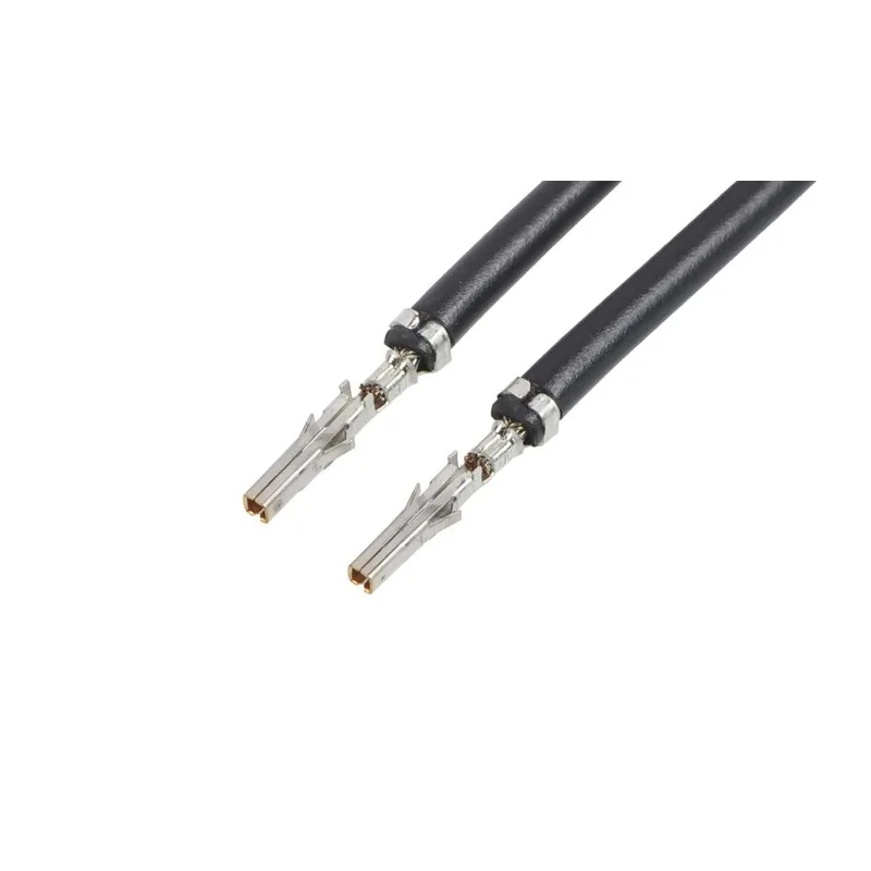 Molex Mini-Fit Jr Crimp Wire Unterminated 75 mm 600V Black 215343-1121