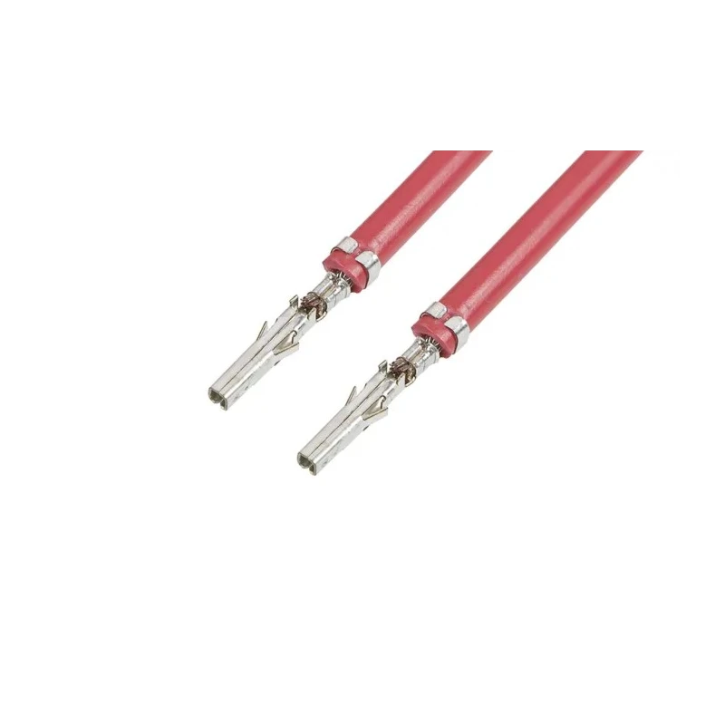 Molex Mini-Fit Jr Crimp Wire Unterminated, 75 mm Cable Length, 0.75mm² Wire Size, 600V, Red Jacket 215343-2211