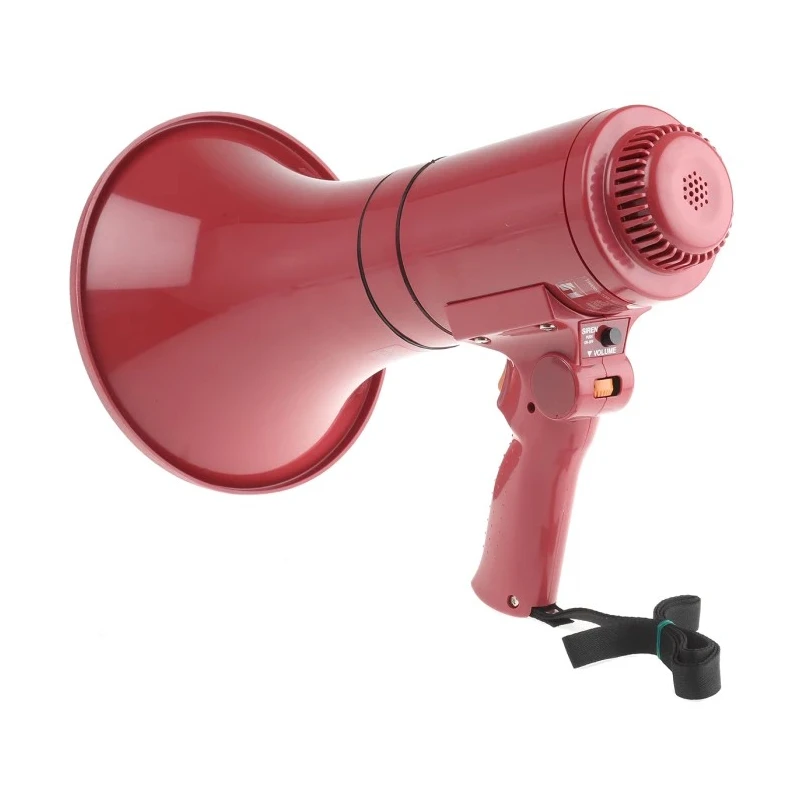 TOA 15W Red Hand Megaphone with Siren Alert ER1215S