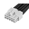 Molex 10 Way Female Mini-Fit Jr to 10 Way Female Mini-Fit Jr Wire to Board Cable 600mm 600V Nylon Jacket 215325-2103