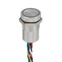 APEM Capacitive Switch Latching Momentary Illuminated Green Red NPN IP69K IP68 16mm Bushing Diameter CPB1210000NGSC