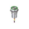 APEM Capacitive Switch Momentary Latching Illuminated Green Red NPN IP69K IP68 Aluminium Housing CPB1110000KGSS