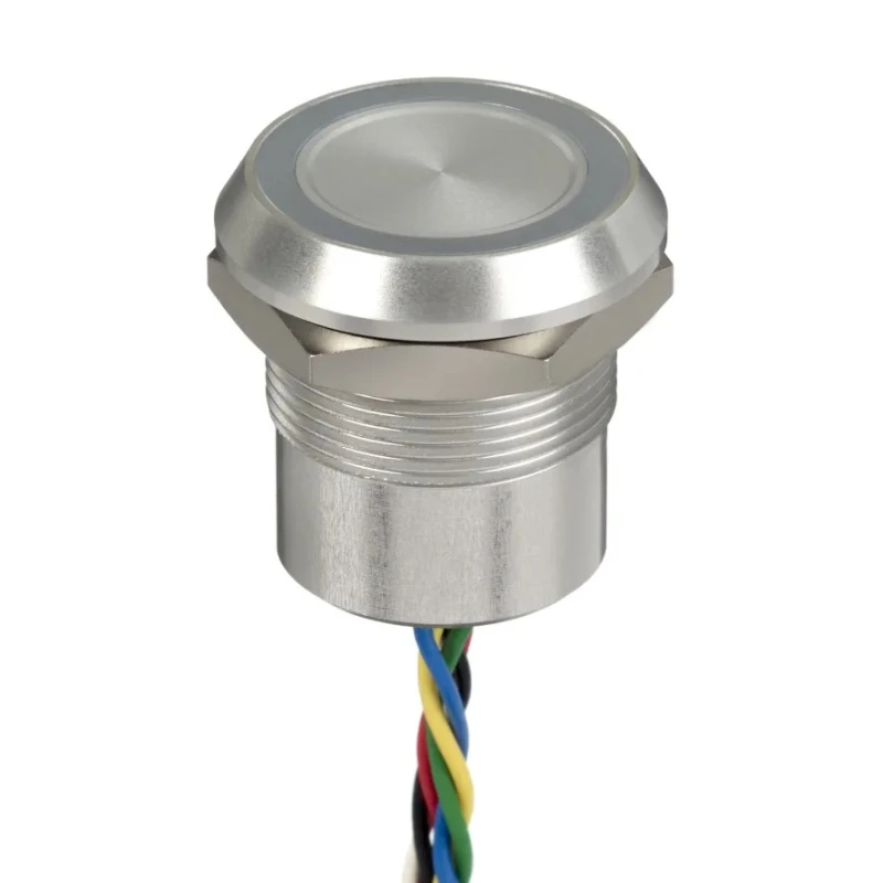 APEM Capacitive Switch Momentary Latching Illuminated Red Green NPN IP68 IP69K CPB3110000DGSS