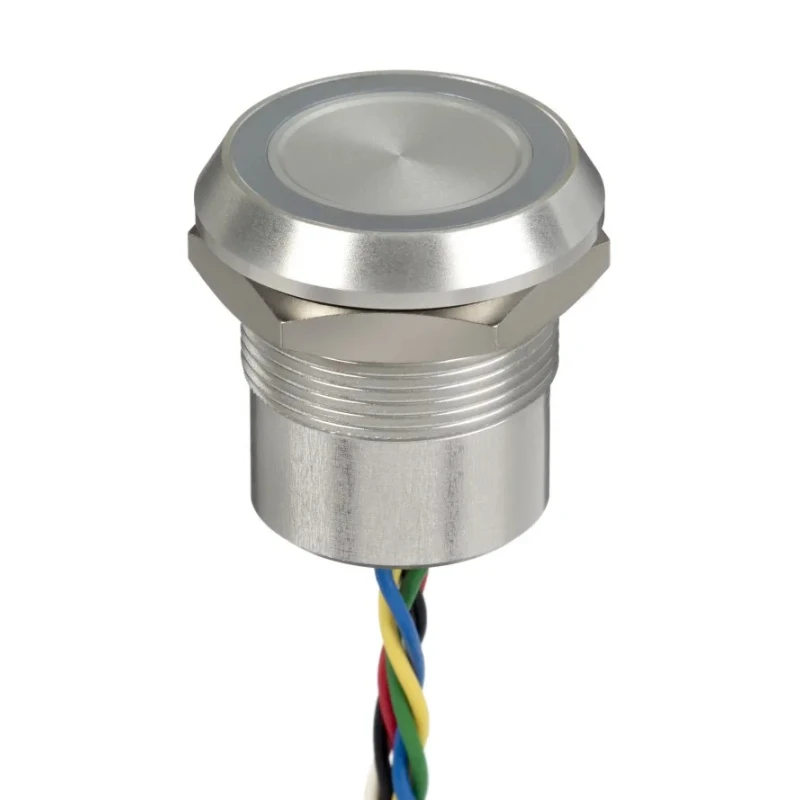 APEM Capacitive Switch Latching Momentary Illuminated Red Green NPN IP69K IP68 UK CPB3210000DGSC