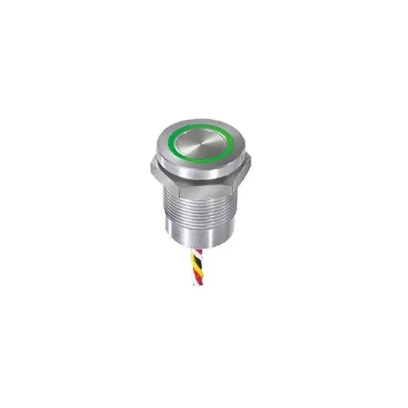 APEM Capacitive Switch Latching, Momentary Illuminated, Red, Green, NPN Output, IP68 IP69K Rated CPB2210000KGSC