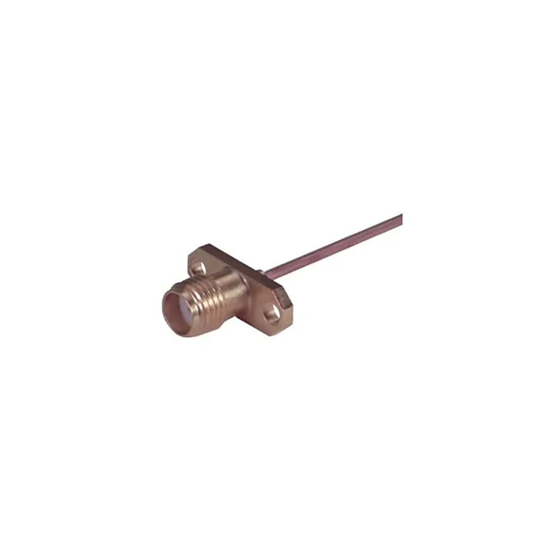 Huber+Suhner Coaxial Connector Flange Female SMA 50 Ω Straight Body Solder 25_SMA-50-1-4/111_NE