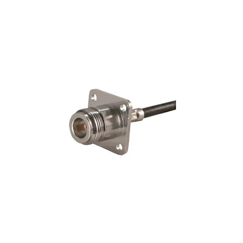 Huber+Suhner Coaxial Connector Flange Female N Connector 50 Ω Straight Body Crimp 25_N-50-3-20/133_NE