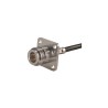 Huber+Suhner Coaxial Connector Flange Female N Connector 50 Ω Straight Body Crimp 25_N-50-3-20/133_NE