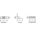 RS PRO Zinc Plated Steel Torsion, Extension, Compression Spring Kit 378 Pieces 523-008