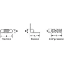 RS PRO Zinc Plated Steel Torsion, Extension, Compression Spring Kit 378 Pieces 523-008