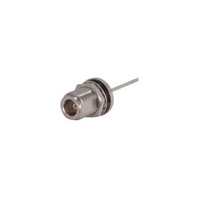 Huber+Suhner Series Coaxial Connector Cable Female N Connector 50 Ω Straight Body Solder 24_N-50-3-14/133_NH