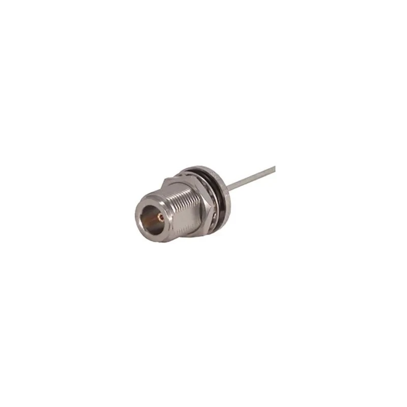 Huber+Suhner Series Coaxial Connector Cable Female N Connector 50 Ω Straight Body Solder 24_N-50-3-14/133_NH