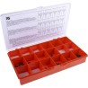 RS PRO Steel Circlip Kit 890 Piece Set for 2.25 mm to 8 mm Shafts 523-165