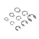 RS PRO Steel Circlip Kit 890 Piece Set for 2.25 mm to 8 mm Shafts 523-165