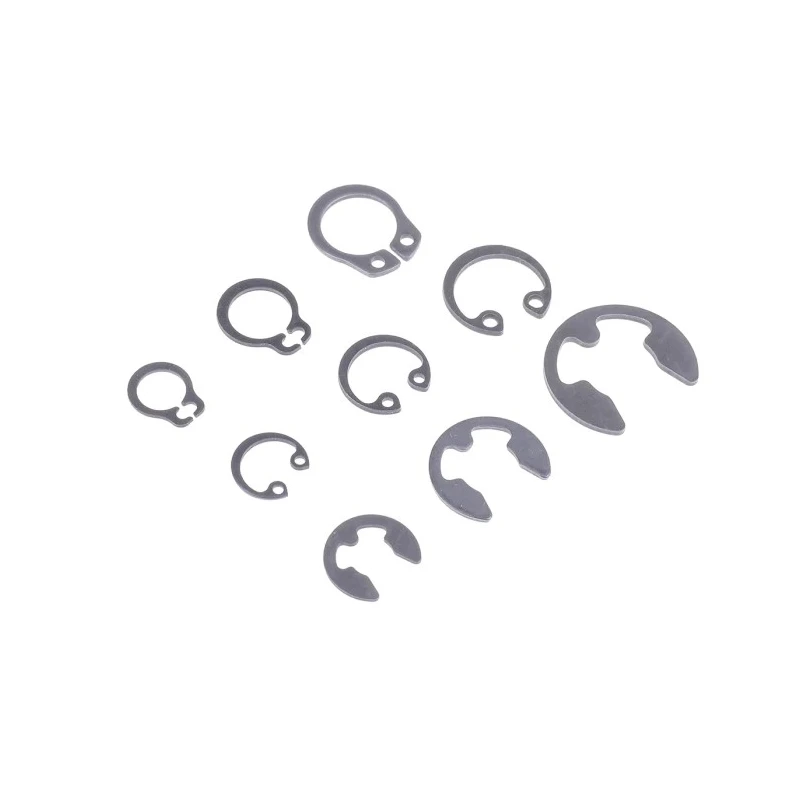 RS PRO Steel Circlip Kit 890 Piece Set for 2.25 mm to 8 mm Shafts 523-165