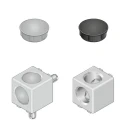 Bosch Rexroth Connecting Component Cube Connector for 20 mm Strut Profile, 6 mm Groove Size 3842549859