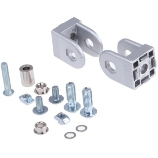 Bosch Rexroth Multi-Angle Connecting Component, Strut Profile 40 mm, Groove Size 10 mm, Aluminium 3842538685