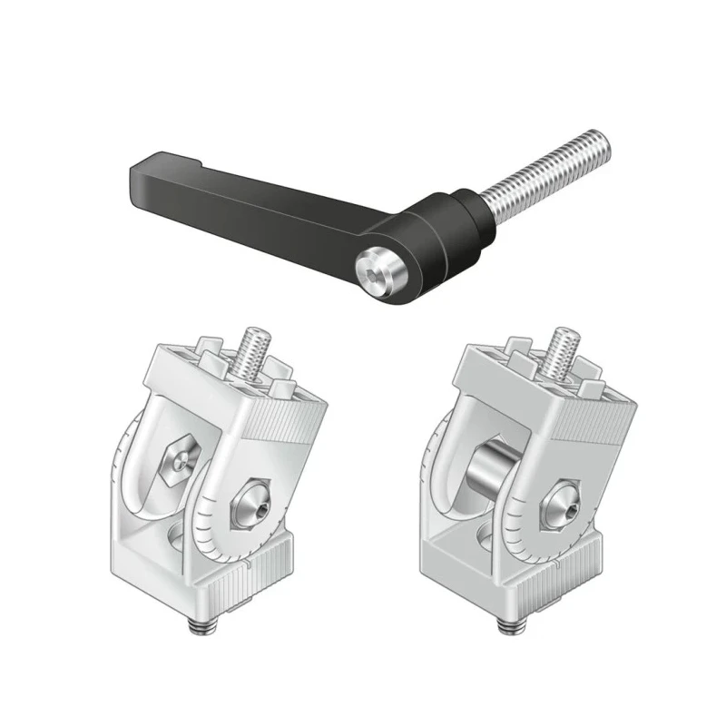 Bosch Rexroth Multi-Angle Connecting Component, Strut Profile 40 mm, Groove Size 10 mm, Aluminium 3842538685