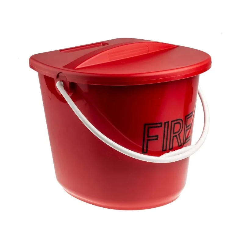RS PRO Wall Plastic Fire Bucket Plastic Material Wall Mount 350mm Height 250mm Depth 523-061